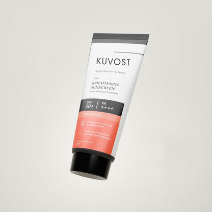 Fluid Brightening Sunscreen with spf 50+ - Prevents Tanning & Provides a Brightening effect